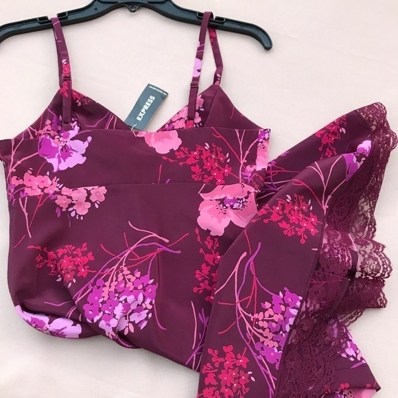 NWT ASO Express Midi Floral Midi‎ Slip Dress Rare Vintage y2k Hogwarts Yule Ball - Picture 3 of 11